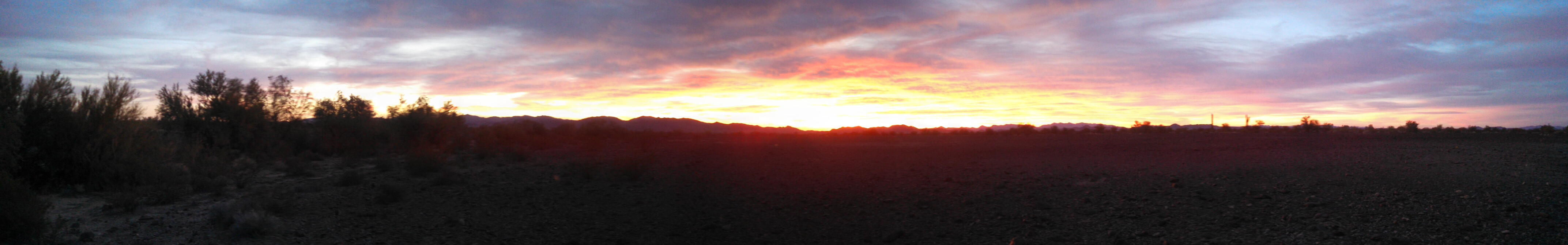 Another beautiful sunset in the desert